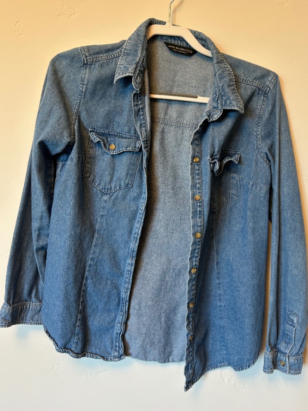 Denim Button Down Shirt (M)